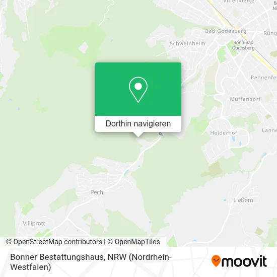 Bonner Bestattungshaus Karte