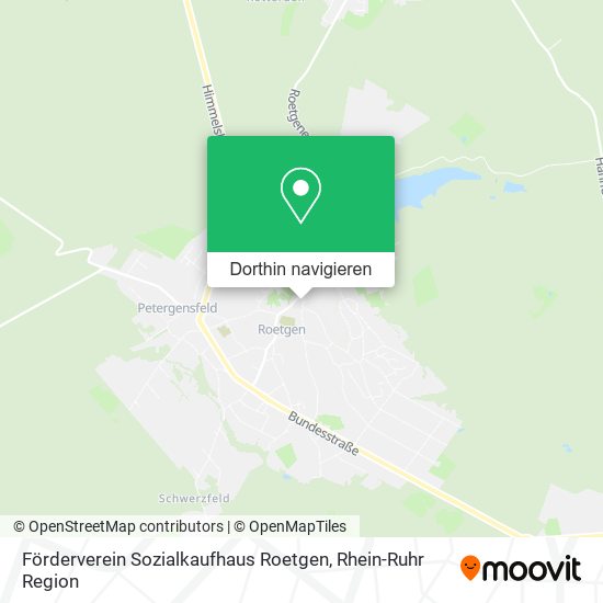 Förderverein Sozialkaufhaus Roetgen Karte