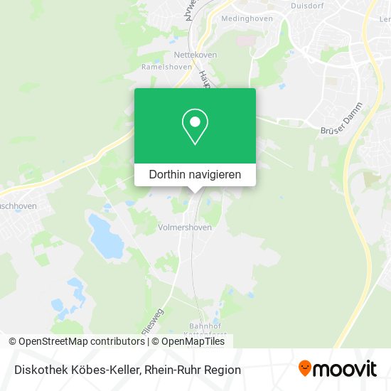 Diskothek Köbes-Keller Karte