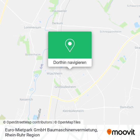 Euro-Mietpark GmbH Baumaschinenvermietung Karte