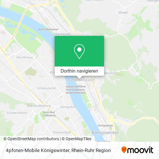 4pfoten-Mobile Königswinter Karte