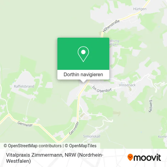 Vitalpraxis Zimmermann Karte