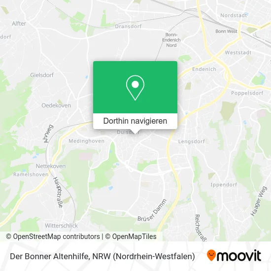 Der Bonner Altenhilfe Karte