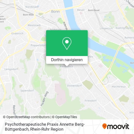 Psychotherapeutische Praxis Annette Berg-Büttgenbach Karte