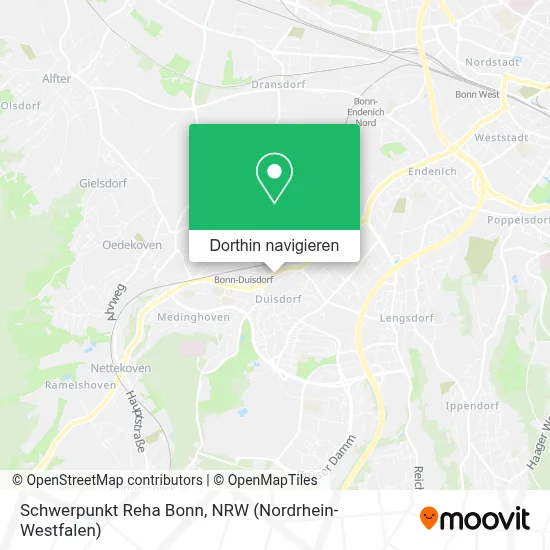 Schwerpunkt Reha Bonn Karte