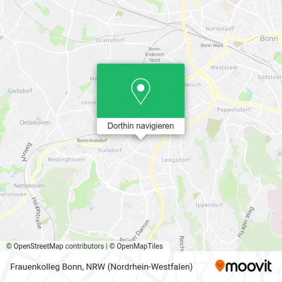 Frauenkolleg Bonn Karte