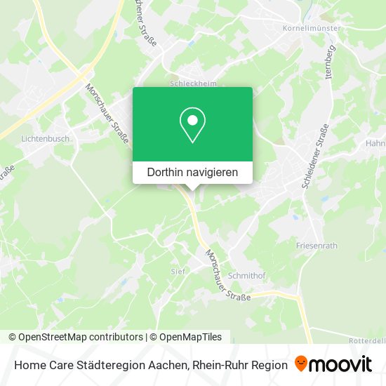 Home Care Städteregion Aachen Karte
