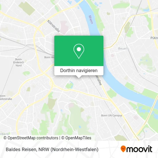 Baldes Reisen Karte