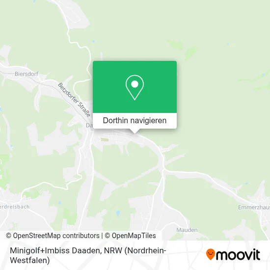 Minigolf+Imbiss Daaden Karte