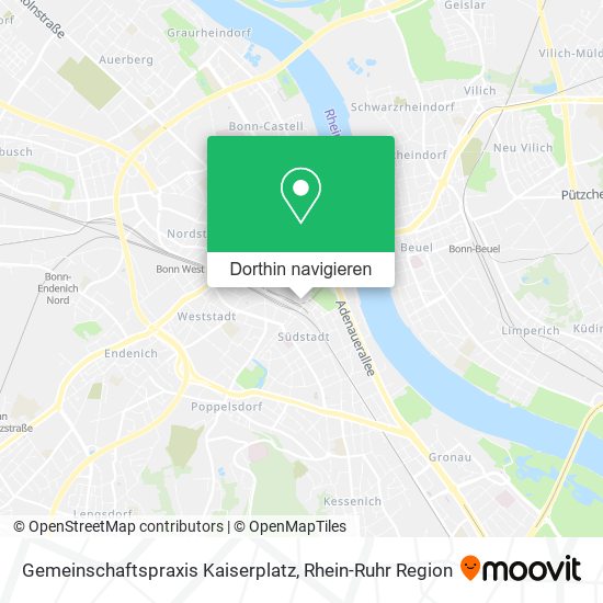 Gemeinschaftspraxis Kaiserplatz Karte