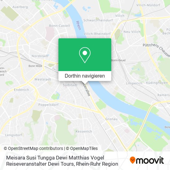 Meisara Susi Tungga Dewi Matthias Vogel Reiseveranstalter Dewi Tours Karte