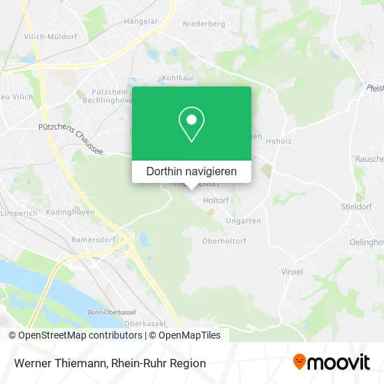 Werner Thiemann Karte