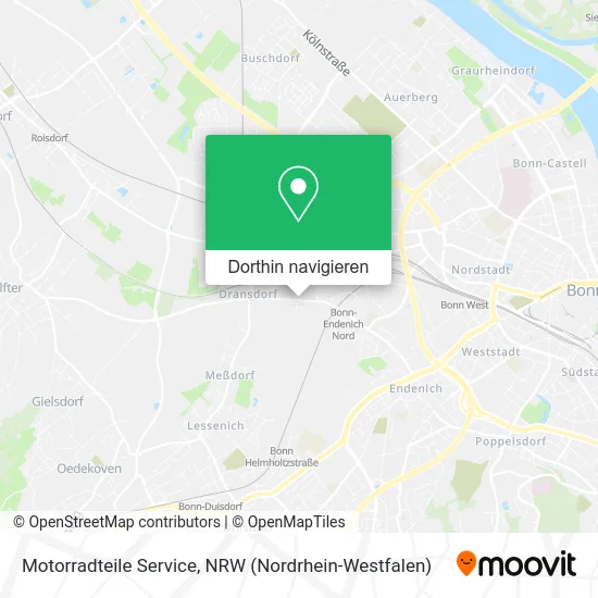Motorradteile Service Karte