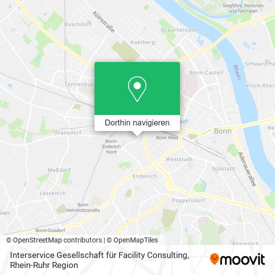 Interservice Gesellschaft für Facility Consulting Karte