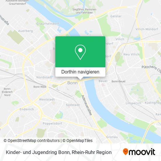 Kinder- und Jugendring Bonn Karte