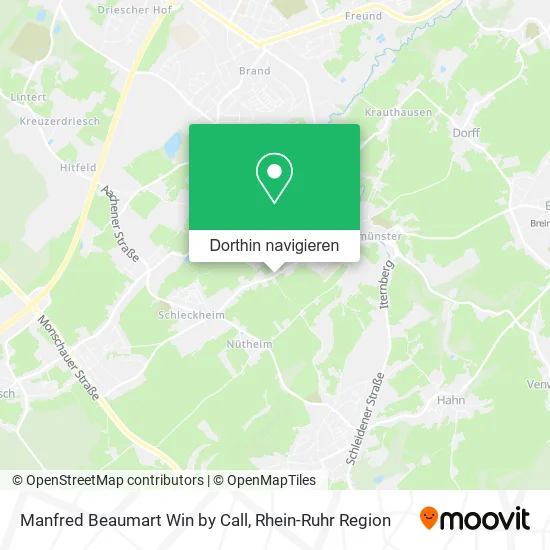 Manfred Beaumart Win by Call Karte