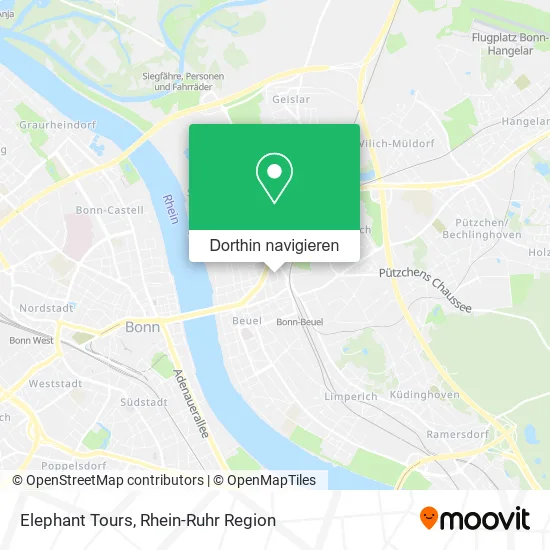 Elephant Tours Karte