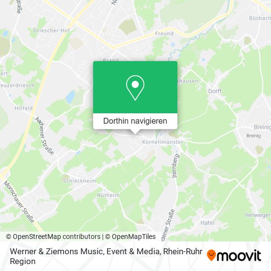 Werner & Ziemons Music, Event & Media Karte