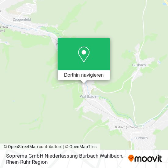 Soprema GmbH Niederlassung Burbach Wahlbach Karte