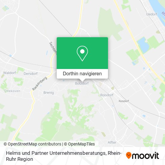 Helms und Partner Unternehmensberatungs Karte
