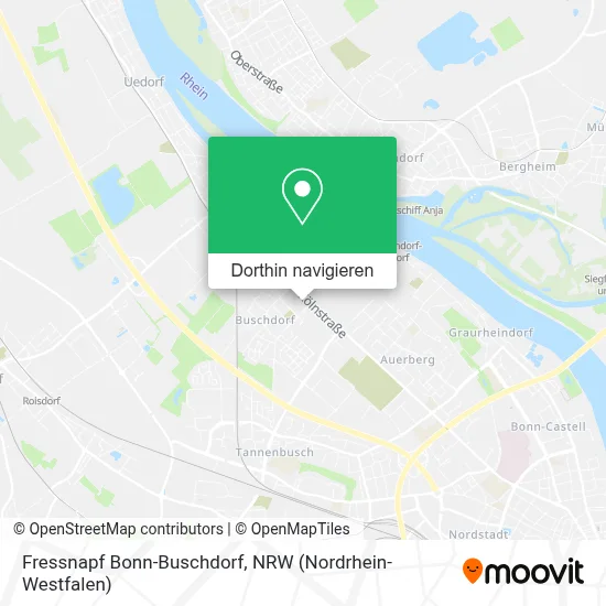 Fressnapf Bonn-Buschdorf Karte