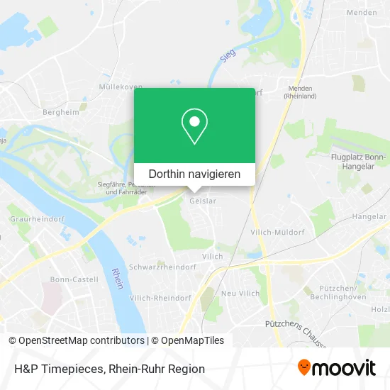 H&P Timepieces Karte