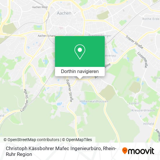Christoph Kässbohrer Mafec Ingenieurbüro Karte