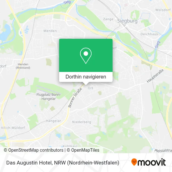 Das Augustin Hotel Karte