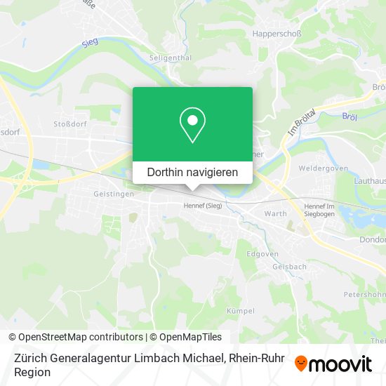 Zürich Generalagentur Limbach Michael Karte