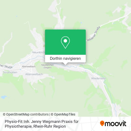 Physio-Fit Inh. Jenny Wegmann Praxis für Physiotherapie Karte