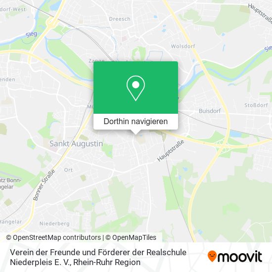 Verein der Freunde und Förderer der Realschule Niederpleis E. V. Karte