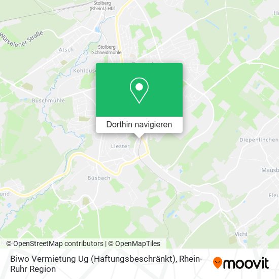 Biwo Vermietung Ug (Haftungsbeschränkt) Karte