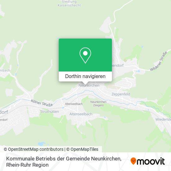 Kommunale Betriebs der Gemeinde Neunkirchen Karte