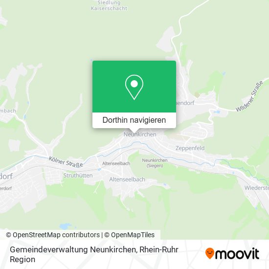Gemeindeverwaltung Neunkirchen Karte