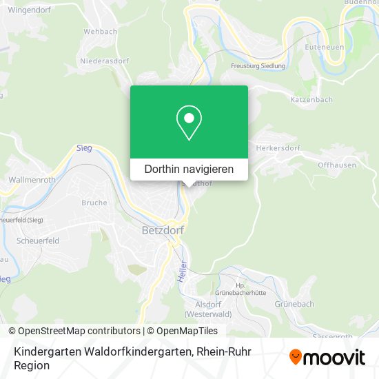 Kindergarten Waldorfkindergarten Karte