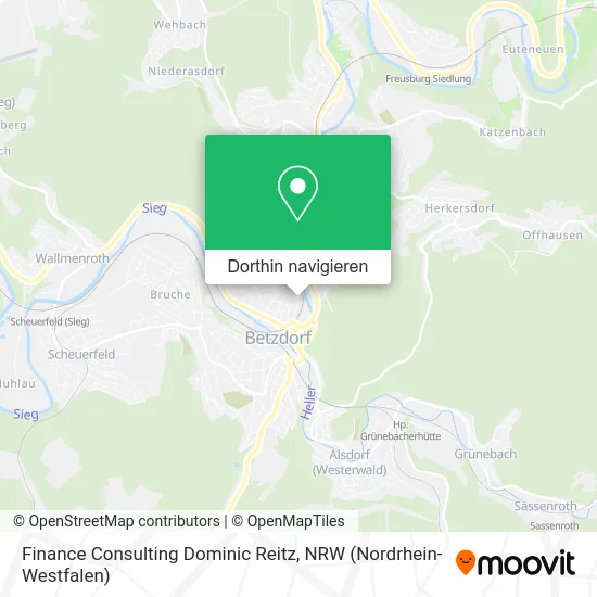 Finance Consulting Dominic Reitz Karte