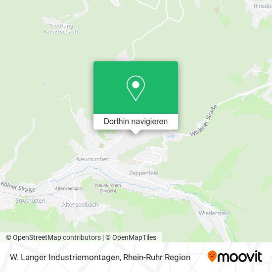 W. Langer Industriemontagen Karte