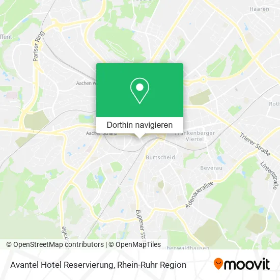 Avantel Hotel Reservierung Karte