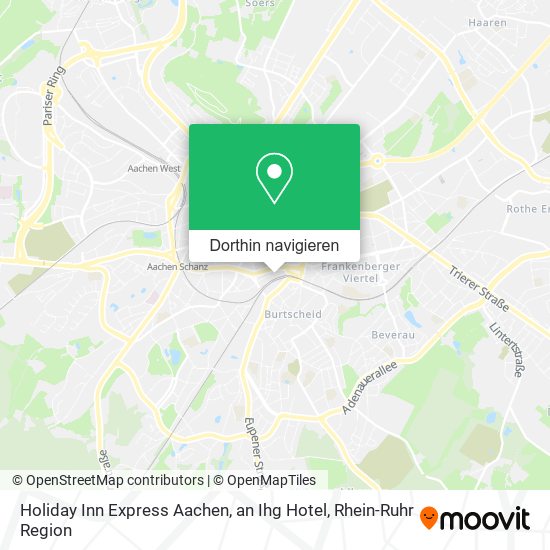 Holiday Inn Express Aachen, an Ihg Hotel Karte