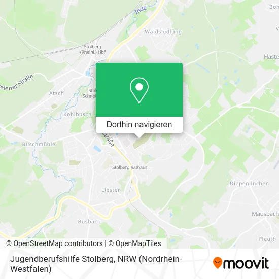 Jugendberufshilfe Stolberg Karte