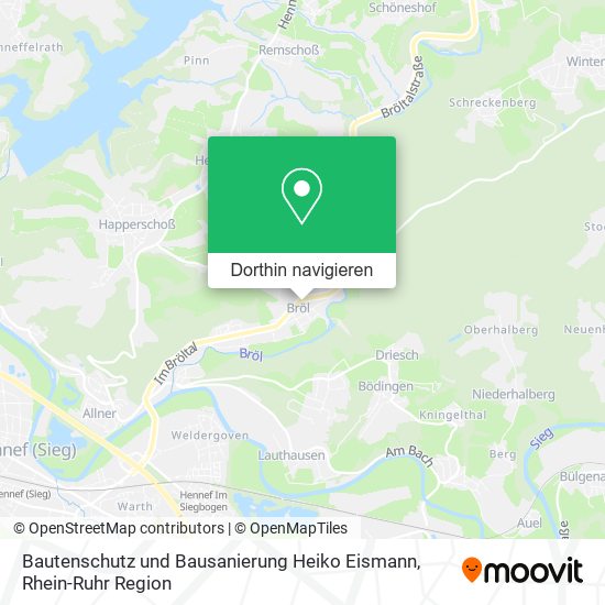 Bautenschutz und Bausanierung Heiko Eismann Karte