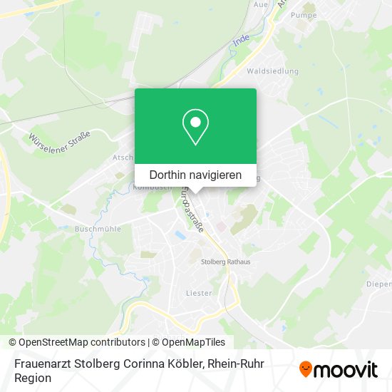 Frauenarzt Stolberg Corinna Köbler Karte
