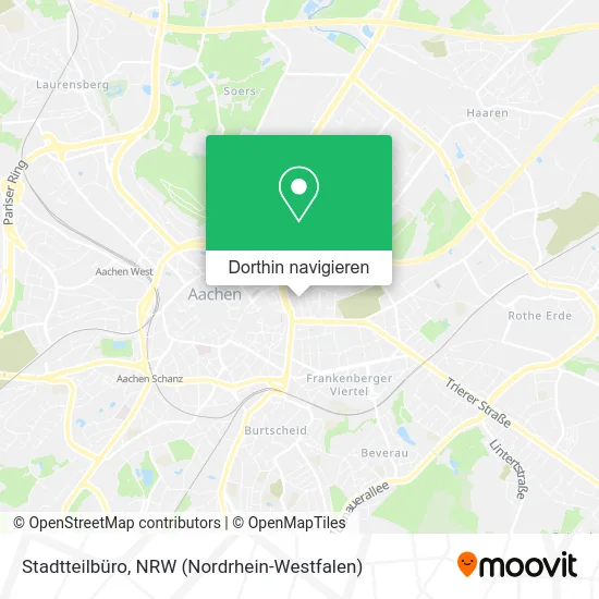 Stadtteilbüro Karte