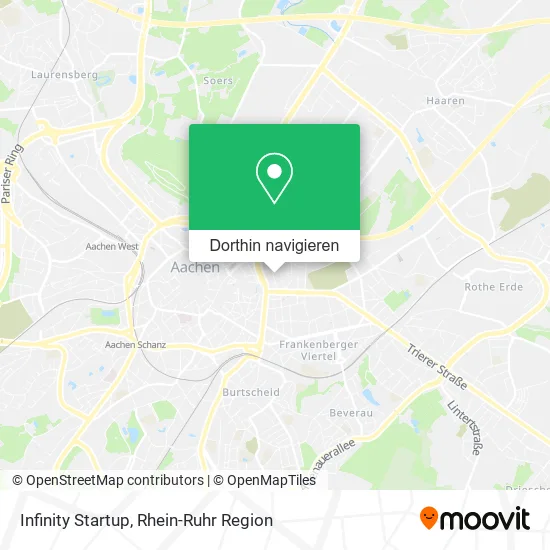 Infinity Startup Karte