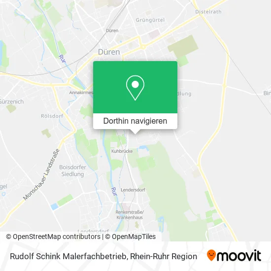 Rudolf Schink Malerfachbetrieb Karte