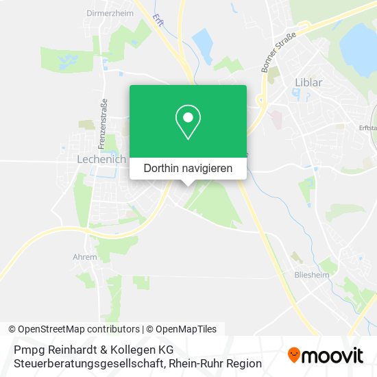 Pmpg Reinhardt & Kollegen KG Steuerberatungsgesellschaft Karte