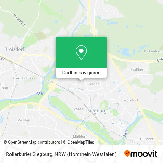Rollerkurier Siegburg Karte