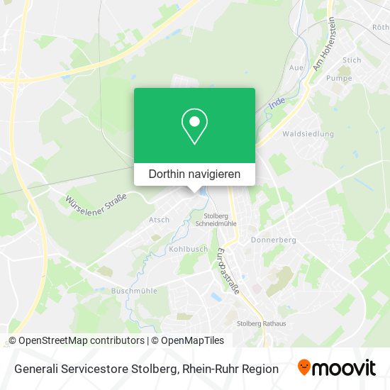 Generali Servicestore Stolberg Karte
