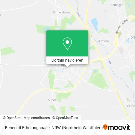 Behechti Erholungsoase Karte