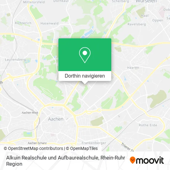 Alkuin Realschule und Aufbaurealschule Karte